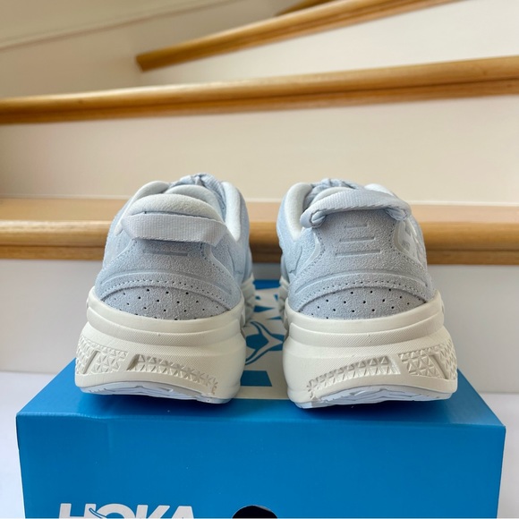 NWT Hoka One One Clifton L Suede in Country Air / Bit of Blue Unisex - Picture 15 of 15